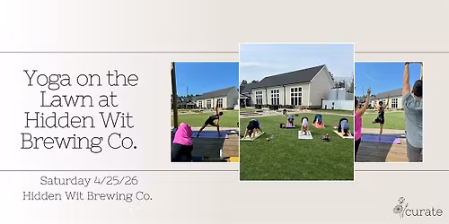 Yoga on the Lawn at Hidden Wit Brewing Company