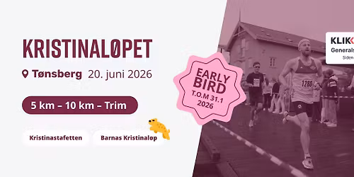 Kristinal\u00f8pet i T\u00f8nsberg 2026
