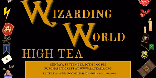 1:00 pm Wizarding World High Tea