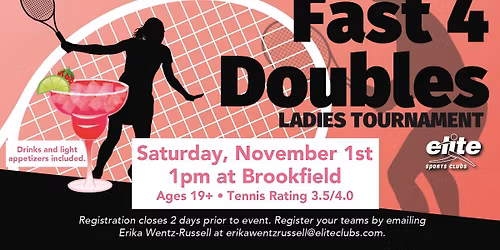 Fast 4 Doubles Ladies Tournament (Women's 3.5-4.0)