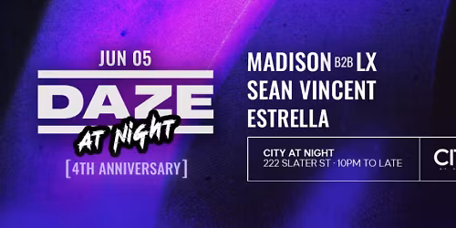 DAZE At Night 4TH ANNIVERSARY