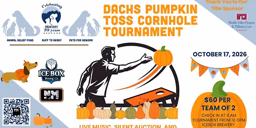 DACHS Pumpkin Toss Cornhole Tournament 