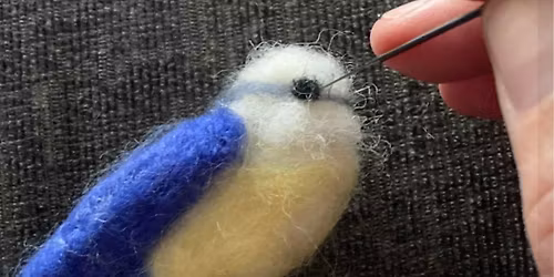 Bitesize needle felted brooch