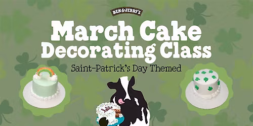 Saint Patrick's Cake Decorating Class West Hartford