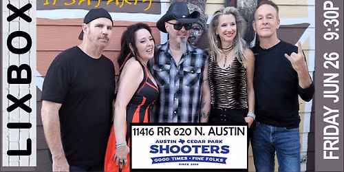 LIXBOX AT SHOOTERS RR620~MELISSA & JUNE BIRTHDAYS PARTY~NO COVER~FREE PARKING!! ITS A PARTY!!