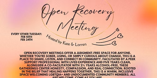 Open Recovery Meeting