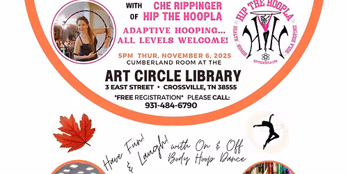 Learn To Hoop in NOV- FREE Crossville Class 11\/6\/25
