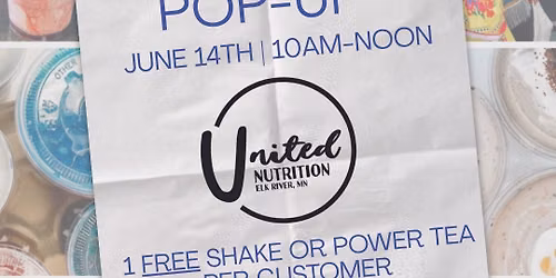 \ud83c\udf89 UNITED NUTRITION SUNDAY POP-UP! \ud83c\udf89