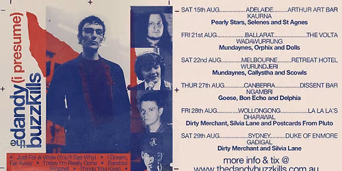 The Dandy Buzzkills (I Presume) EP Tour | Adelaide