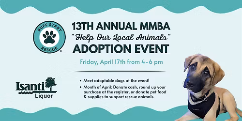 13th Annual MMBA \u201cHelp Our Local Animals\u201d Adoption Event at Isanti