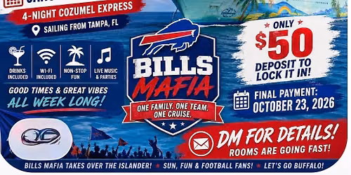 Hanging out with the Bills Mafia @ Sea