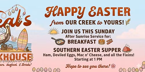 Easter Sunday at Neal\u2019s Creekhouse 