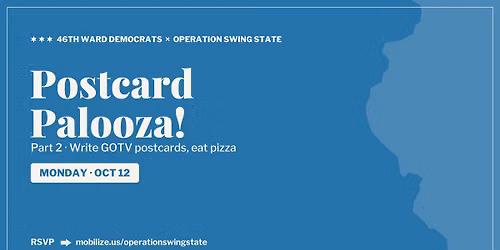 PostcardPalooza + Pizza!