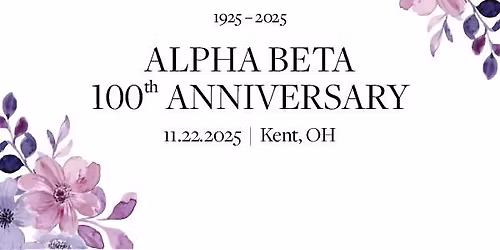 Alpha Beta 100th Anniversary