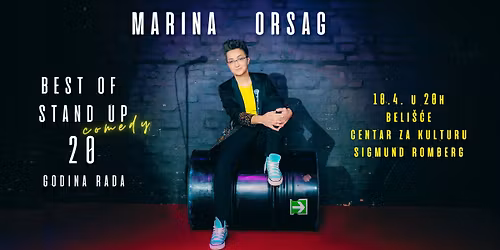 Marina Orsag Best of stand up 20 godina karijere @ CZK Sigmund Romberg