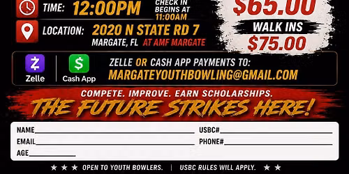 AMF and South Florida Youth Bowlers Tour