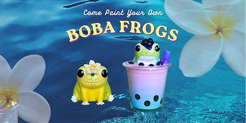 Paint Your Own Boba Frog