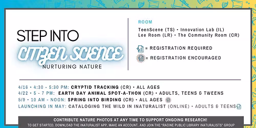 Citizen Science: Earth Day Animal Spot-A-Thon \u2014 Nurturing Nature