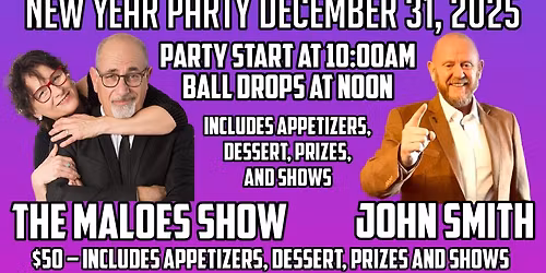New Year's Eve Party DAYTIME for Families and Senior Citizens