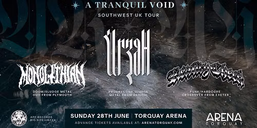 Urzah: A Tranquil Void UK Tour 