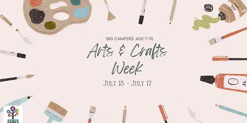 Summer Adventure Camp Arts & Crafts Week