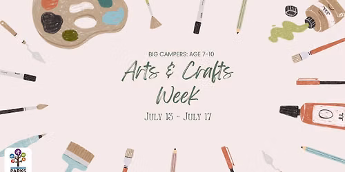 Summer Adventure Camp Arts & Crafts Week