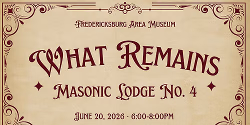 What Remains: Masonic Lodge No. 4