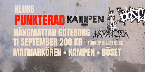 Klubb Punkterad 11 september 