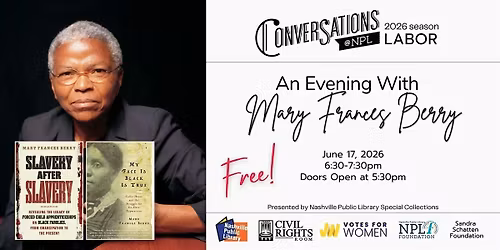 Conversations@NPL: An Evening with Mary Frances Berry