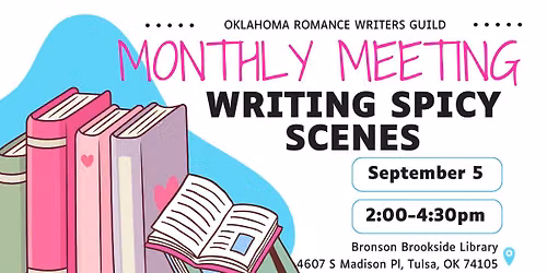 September Meeting - Oklahoma Romance Writers Guild - Tulsa