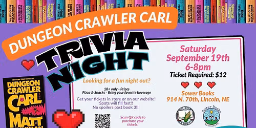 Dungeon Crawler Trivia Night