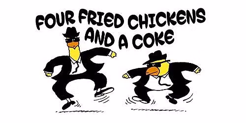 Four Fried Chickens and a Coke