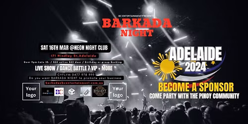 Barkada Night - Adelaide Tour 2024
