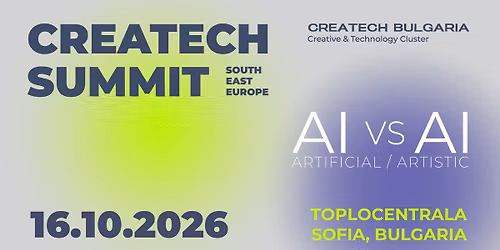 CreaTech Summit South-East Europe 2026