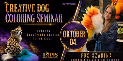 Creative Dog Coloring Semin\u00e1r