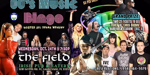 00'S MUSIC BINGO