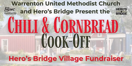 Chili and Cornbread Cook-off Hero's Bridge Village Fundraiser