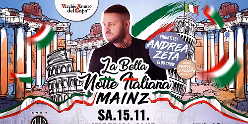 La Bella Notte Italiana \u2022 15.11 \u2022 Mainz con Andrea Zeta
