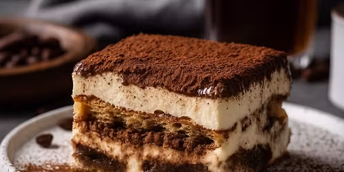 Tiramisu and coffee pop pup