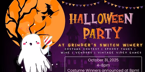 Halloween Party at Grinder's Switch Winery