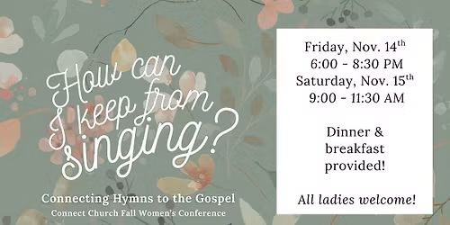 Connect Church Fall Ladies\u2019 Conference