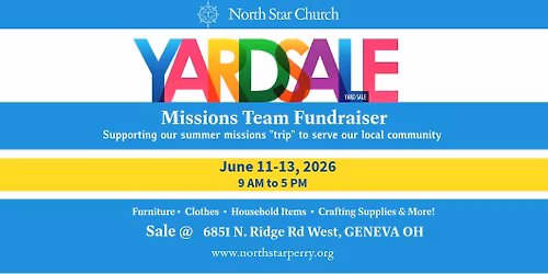 Missions Trip Yard Sale