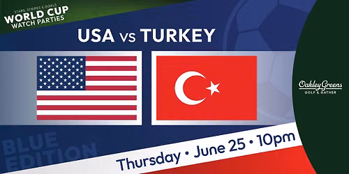 World Cup Watch Party Blue Edition: USA vs TURKEY
