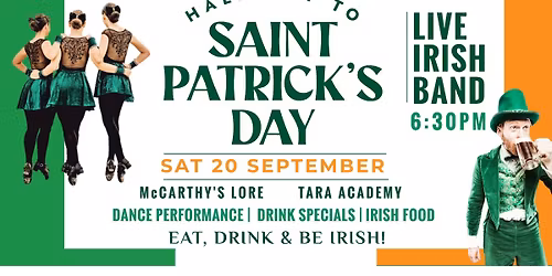 Halfway to St Patrick's Day - Irish Night