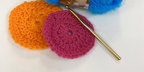 Crochet Round Scrubby - Pearl City