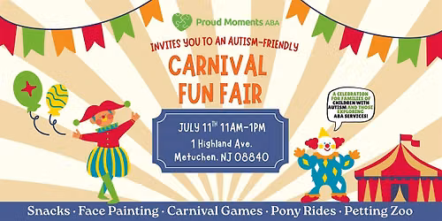 Proud Moments ABA Invites You to a Family Fair Extravaganza in Metuchen!