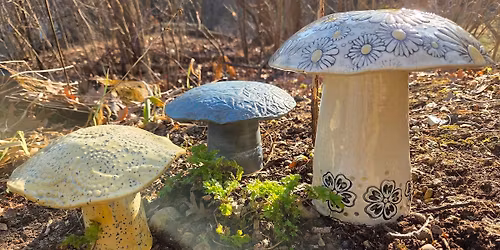 Garden Pottery Mushroom Class