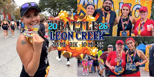 Battle of Leon Creek 20mi, 21k, 10mi and 5k 2026