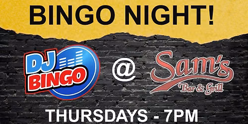 DJ Bingo at Sam's!