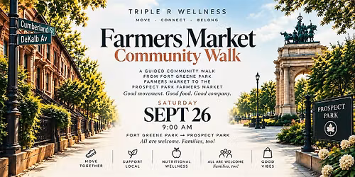 Farmers Market Community Walk